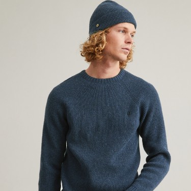 ZLYC Bonnet dhiver souple en tricot pour homme et femme avec doublu